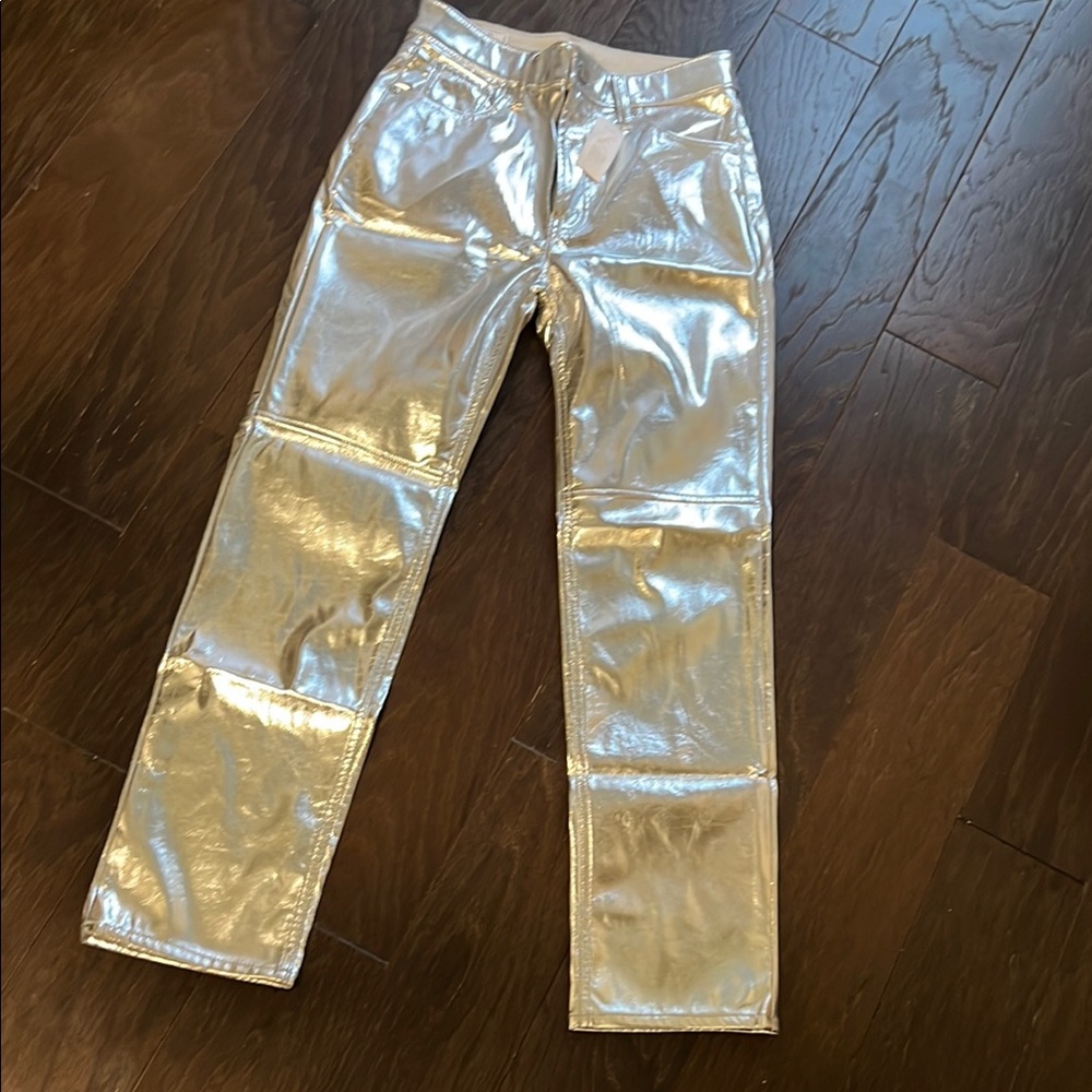 GAP Silver Straight Leg Pants